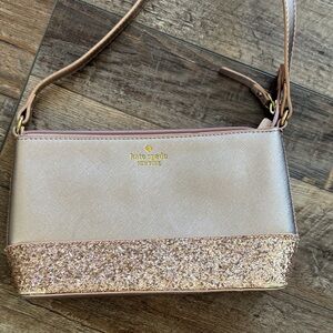Kate Spade Glittering pink Gold Shoulder Bag